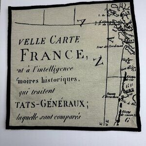 NEW Anthology Decorative Pillow case " France"  16" x 16"
